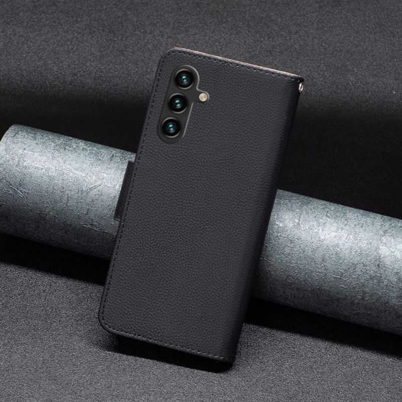 Etui Folio Do Samsung Galaxy A55 5g Tekstura Liczi