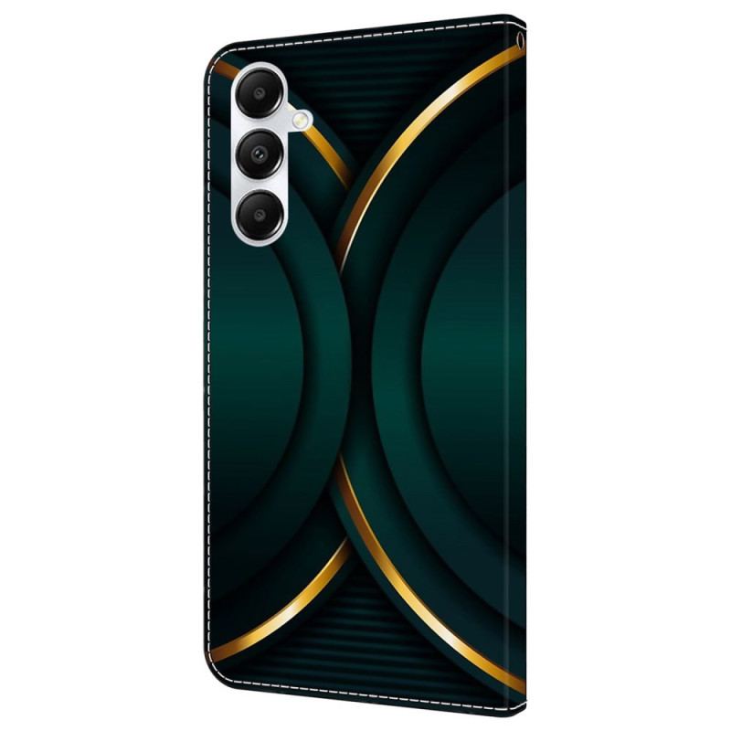 Etui Folio Do Samsung Galaxy A55 5g Złoty Kontur