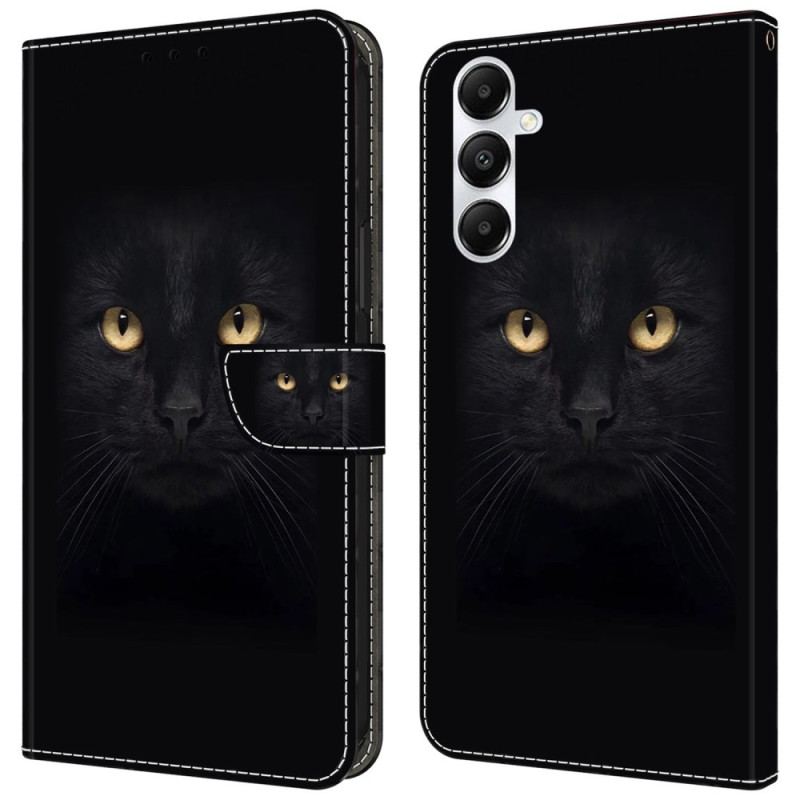 Etui Folio Samsung Galaxy A55 5g CZarny Kot Etui Ochronne