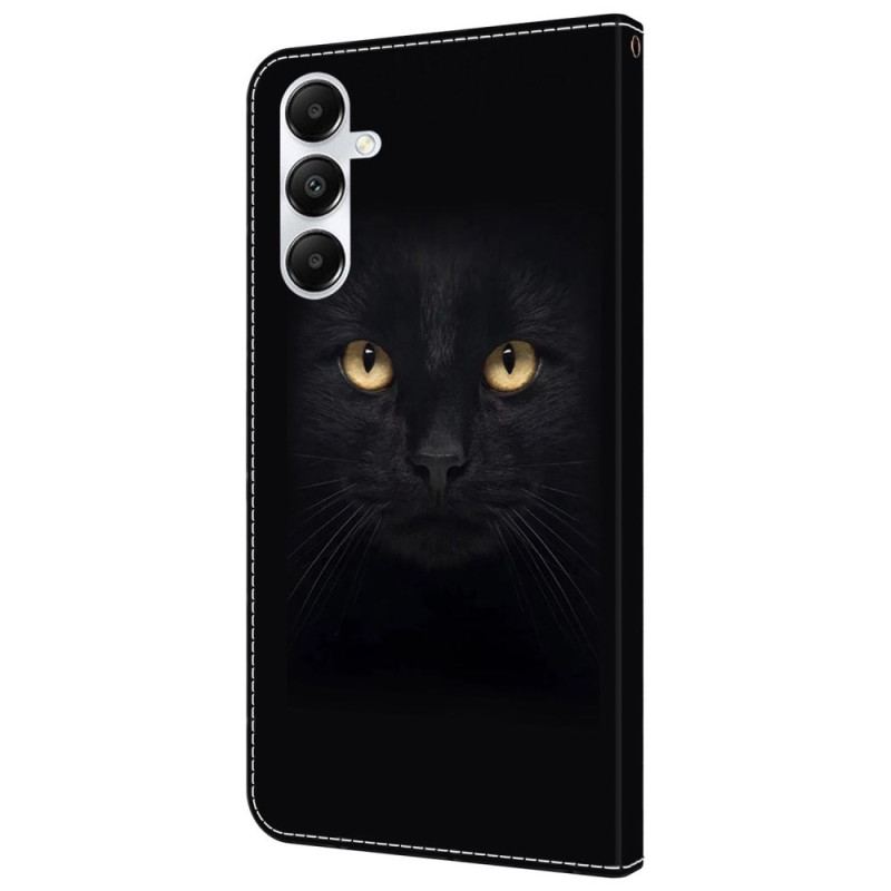 Etui Folio Samsung Galaxy A55 5g CZarny Kot Etui Ochronne