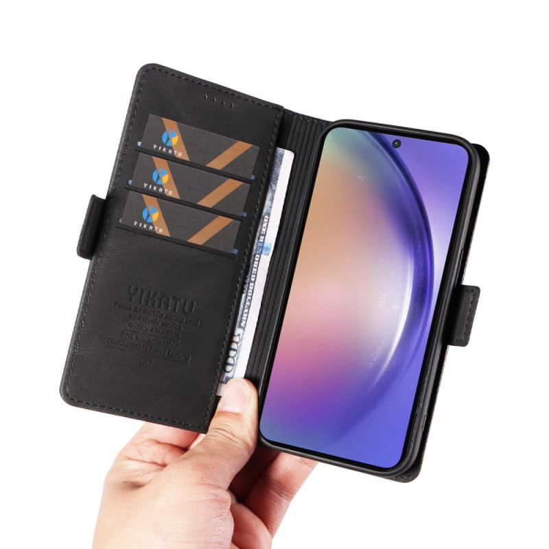 Etui Folio Samsung Galaxy A55 5g Efekt Zamszu Yikatu