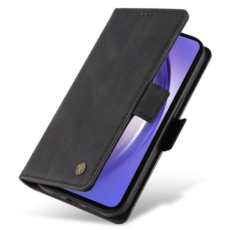 Etui Folio Samsung Galaxy A55 5g Efekt Zamszu Yikatu