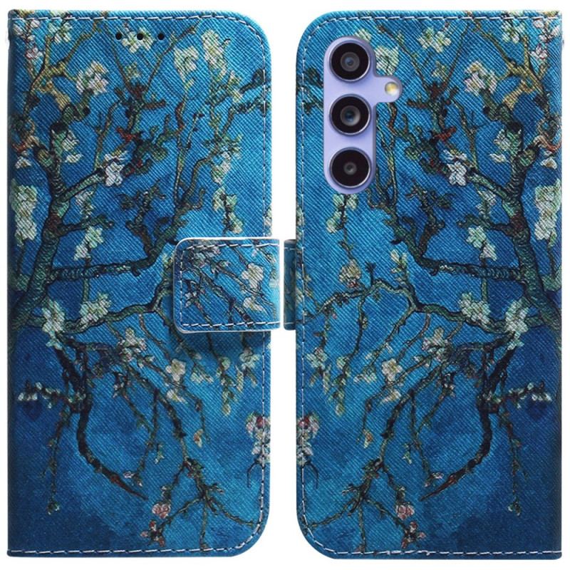 Etui Folio Samsung Galaxy A55 5g Kwiaty Moreli