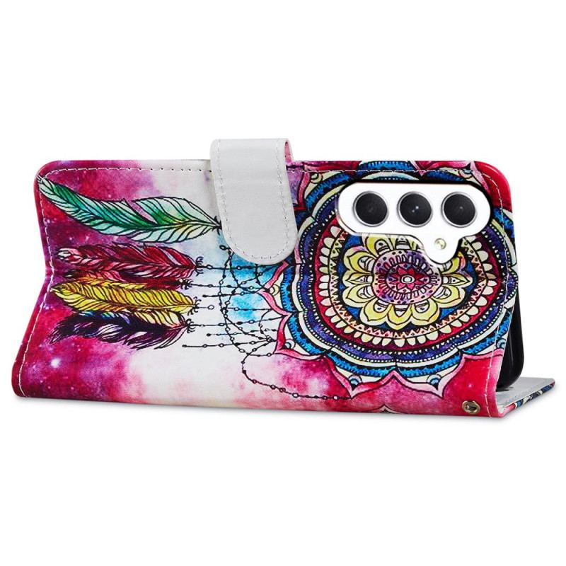 Etui Folio Samsung Galaxy A55 5g Łapacz Snów Z Paskiem