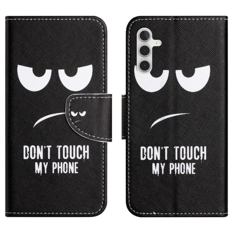 Etui Folio Samsung Galaxy A55 5g Nie Dotykaj Mojego Telefonu Etui Ochronne
