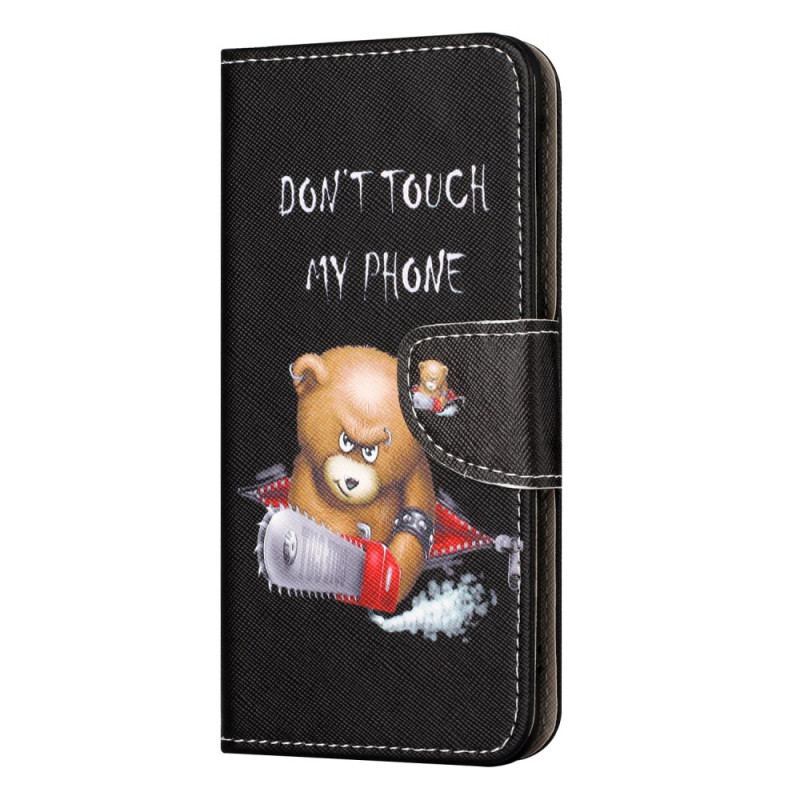 Etui Folio Samsung Galaxy A55 5g Niebezpieczny Niedźwiedź