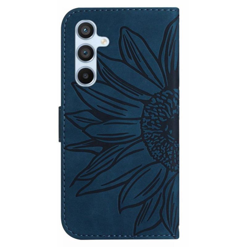Etui Folio Samsung Galaxy A55 5g Słonecznik Z Paskiem
