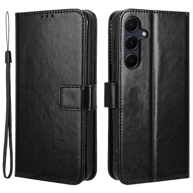 Etui Folio Samsung Galaxy A55 5g Sztuczna Skóra Z Paskiem