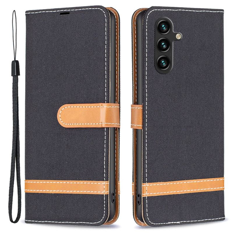 Etui Folio Samsung Galaxy A55 5g Tkanina Etui Ochronne