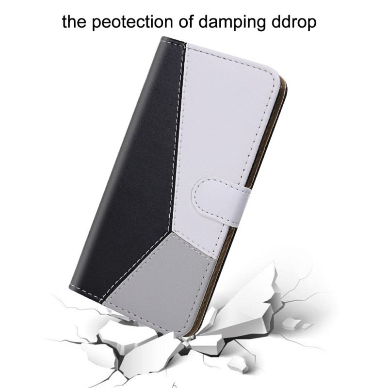 Etui Folio Samsung Galaxy A55 5g Trójkolorowy Etui Ochronne