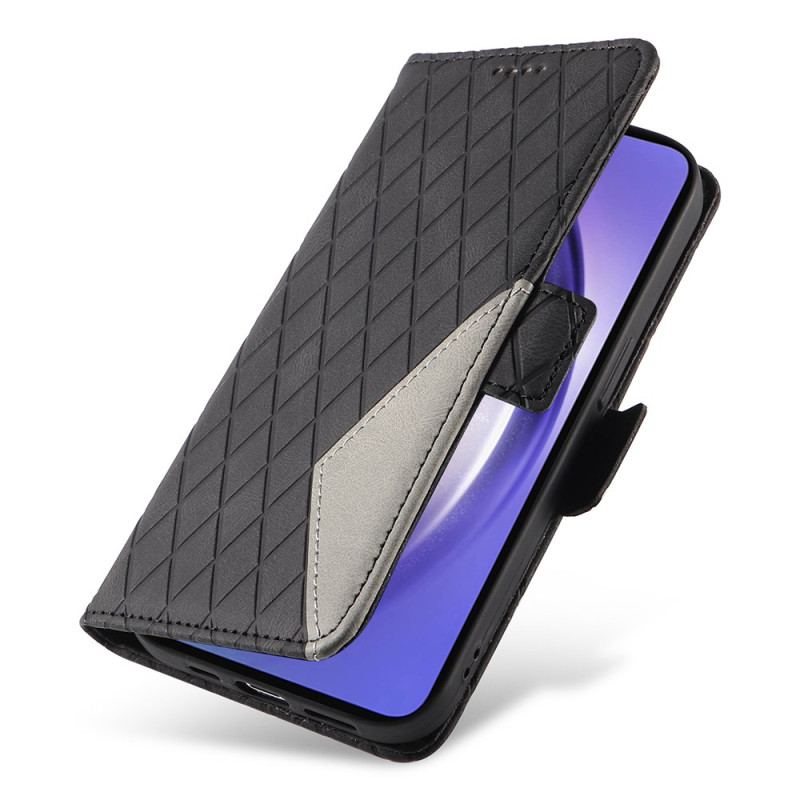 Etui Folio Samsung Galaxy A55 5g Wiele Diamentów Z Paskiem Etui Ochronne