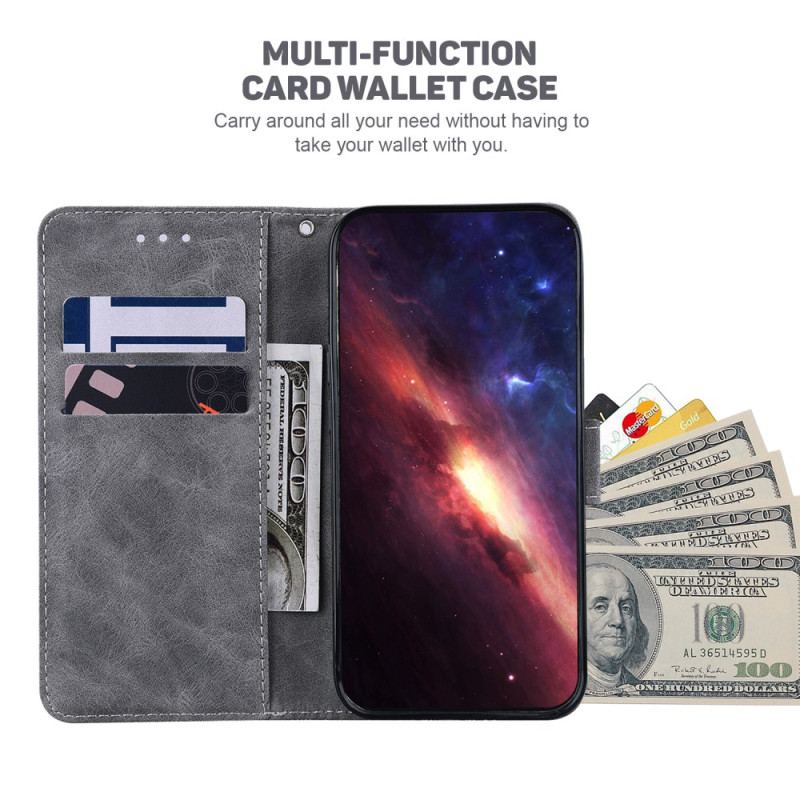 Etui Folio Samsung Galaxy A55 5g Wzór Tkanego Paska