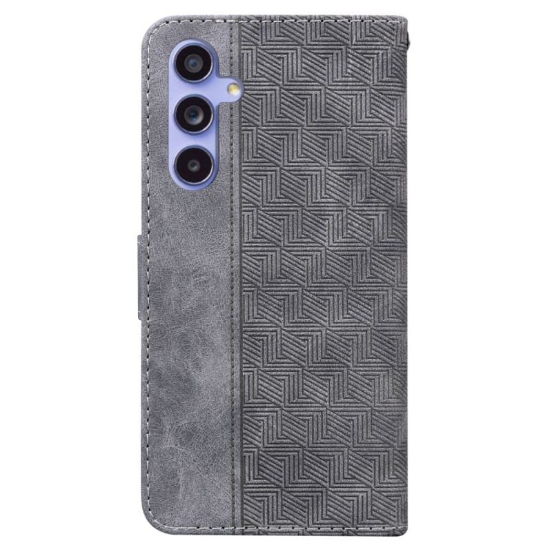 Etui Folio Samsung Galaxy A55 5g Wzór Tkanego Paska