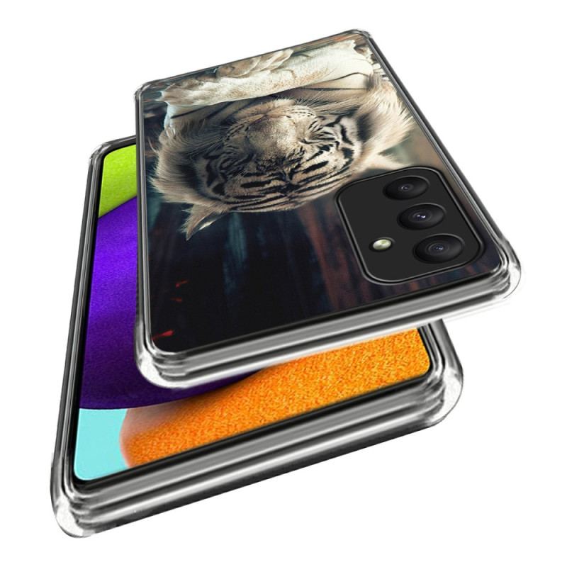 Etui Samsung Galaxy A55 5g Biały Tygrys