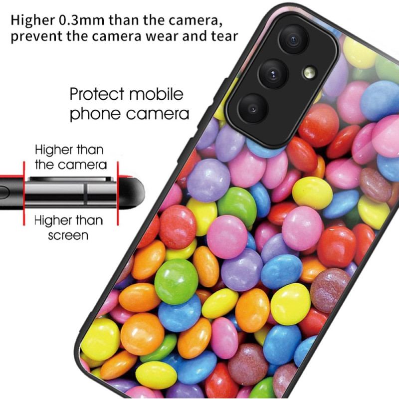 Etui Samsung Galaxy A55 5g Cukierki Ze Szkła Hartowanego