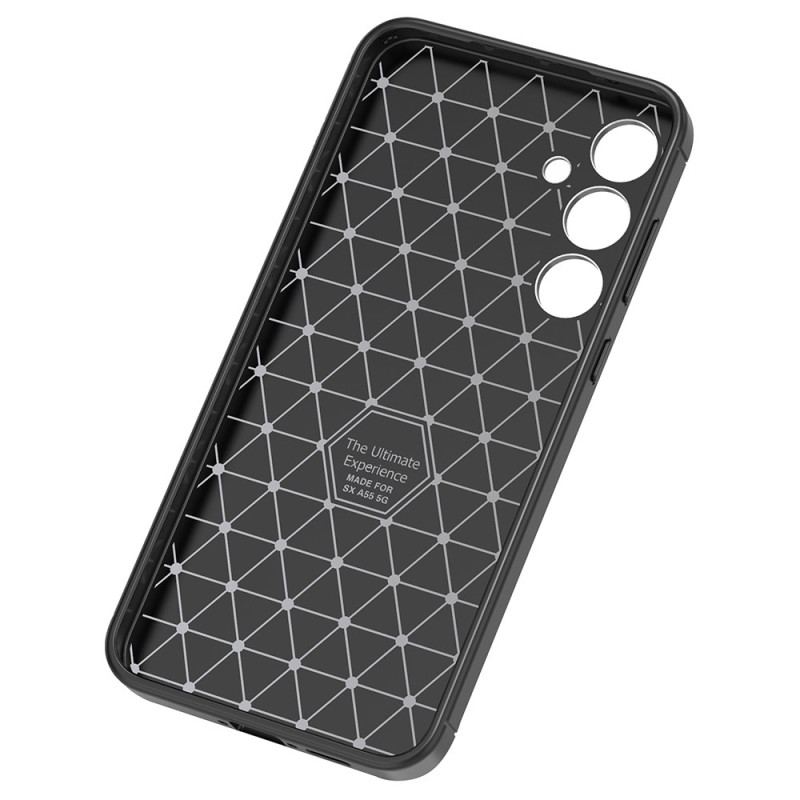 Etui Samsung Galaxy A55 5g Elastyczne Włókno Węglowe Etui Ochronne