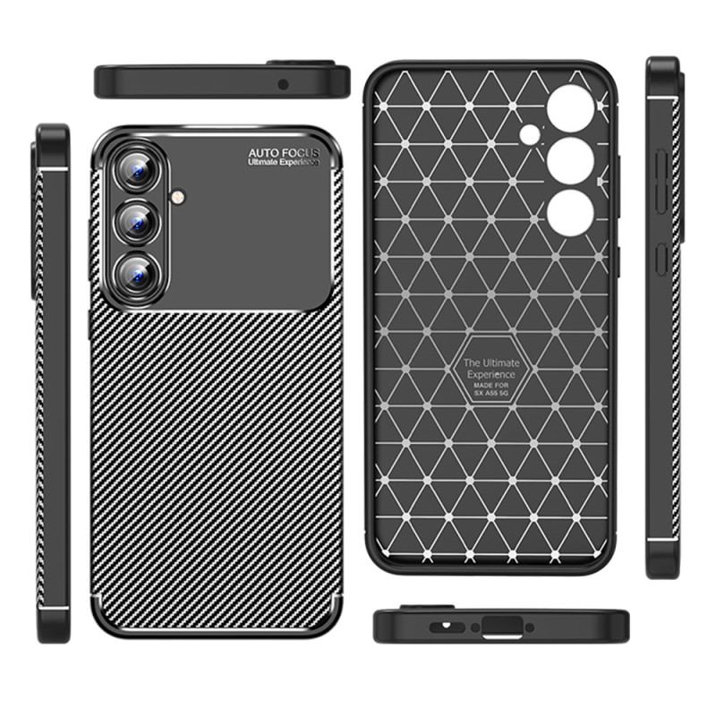 Etui Samsung Galaxy A55 5g Elastyczne Włókno Węglowe Etui Ochronne