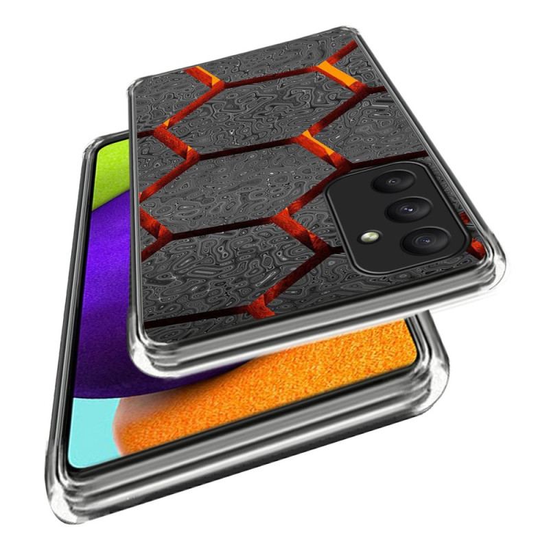 Etui Samsung Galaxy A55 5g Geometryczny Ciemny