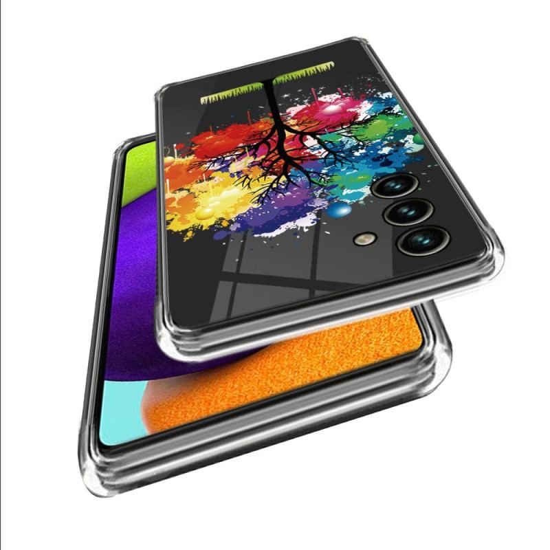 Etui Samsung Galaxy A55 5g Kolorowe Drzewo