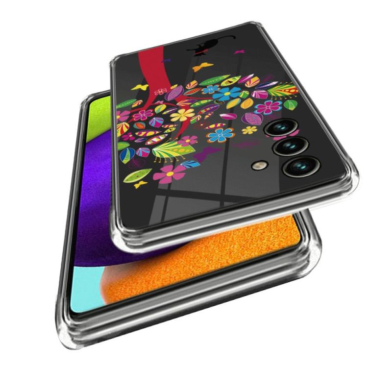 Etui Samsung Galaxy A55 5g Kot I Drzewo Etui Ochronne