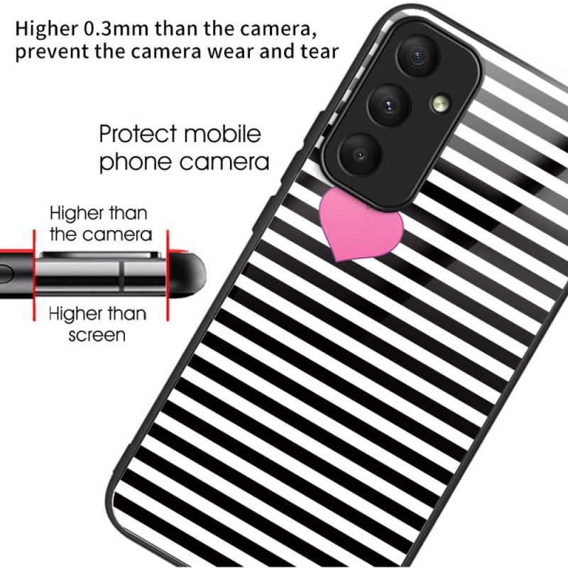 Etui Samsung Galaxy A55 5g Paski I Serca Etui Ochronne