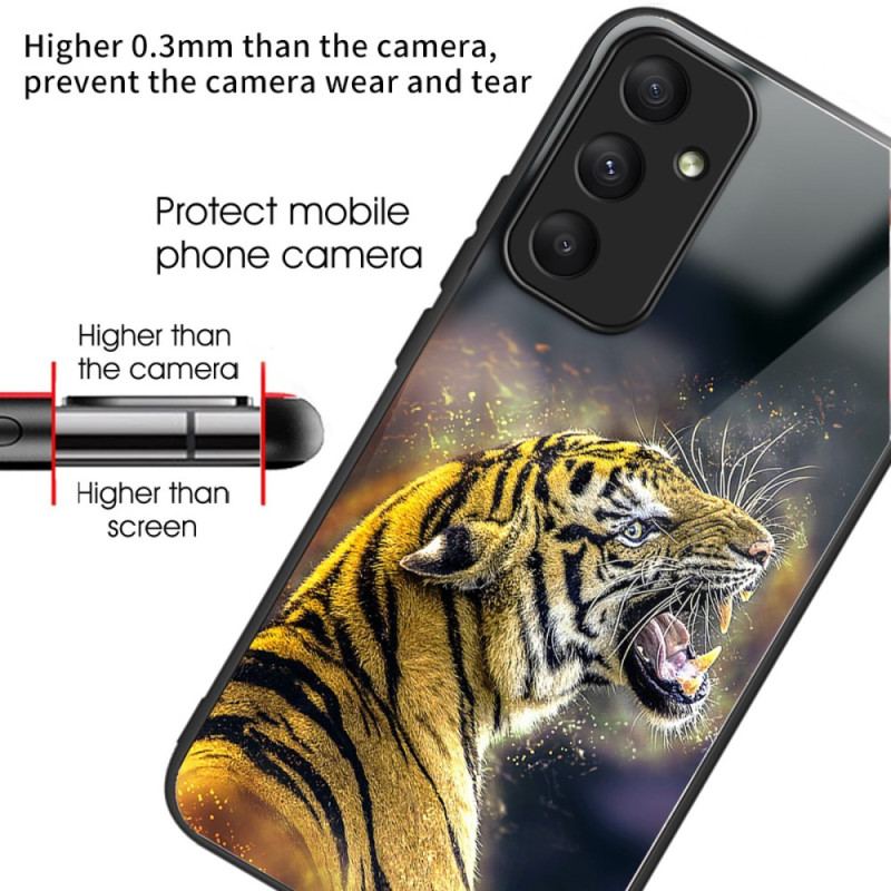 Etui Samsung Galaxy A55 5g Ryczący Tygrys Ze Szkła Hartowanego Etui Ochronne