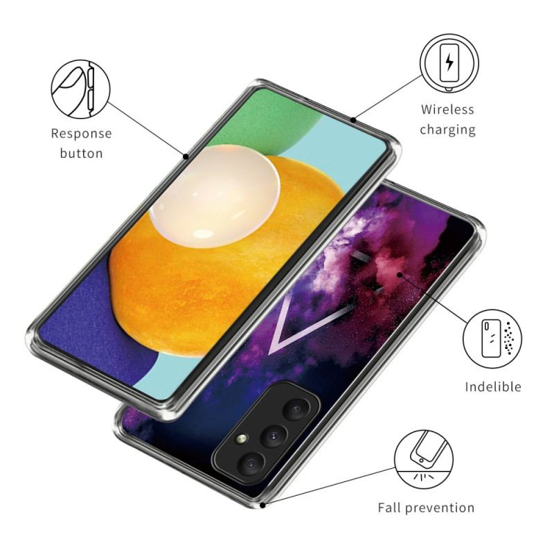 Etui Samsung Galaxy A55 5g Trójkąt I Mgła Etui Ochronne