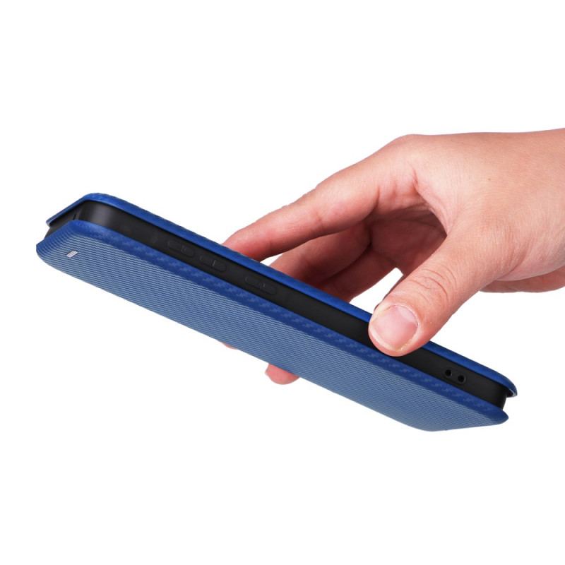 Flip Kotelot Samsung Galaxy A55 5g Etui Na Telefon Tekstura Włókna Węglowego