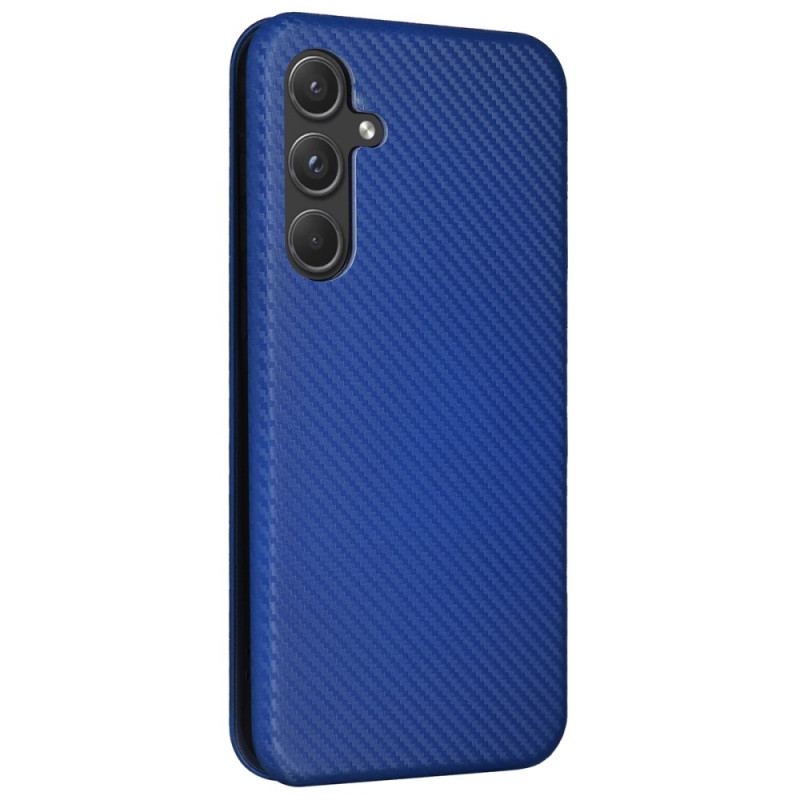 Flip Kotelot Samsung Galaxy A55 5g Etui Na Telefon Tekstura Włókna Węglowego