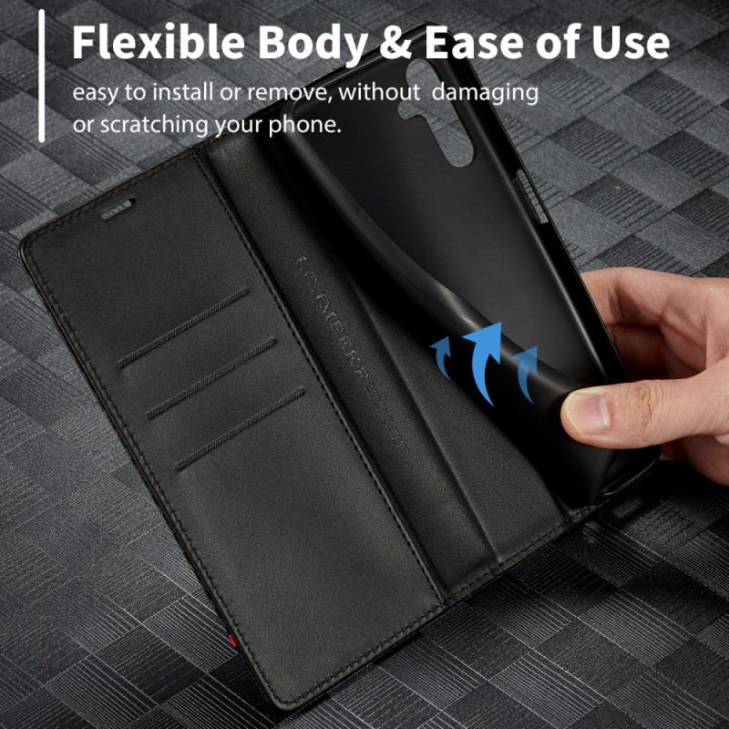 Flip Kotelot Samsung Galaxy A55 5g Etui Na Telefon Włókno Węglowe Lc.imeeke