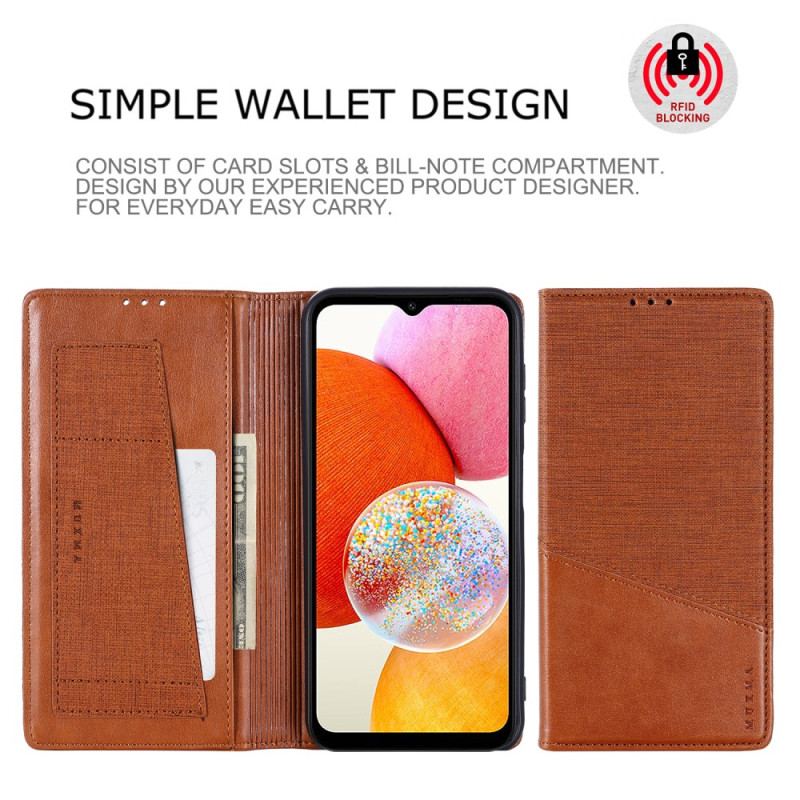 Flip Kotelot Samsung Galaxy A55 5g Z Blokowaniem Rfid Muxma Etui Ochronne