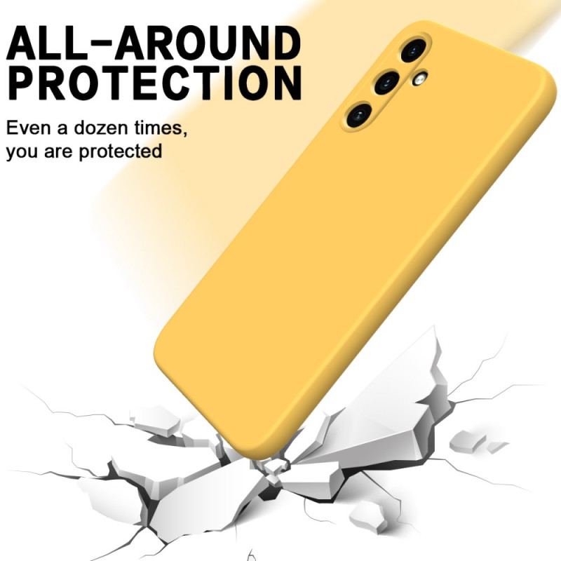 Futerały Samsung Galaxy A55 5g Etui Na Telefon Pasek Z Płynnego Silikonu