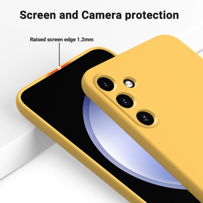 Futerały Samsung Galaxy A55 5g Etui Na Telefon Pasek Z Płynnego Silikonu
