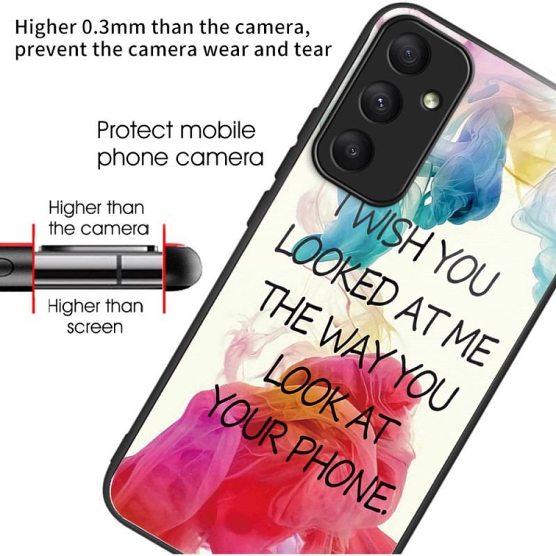 Futerały Samsung Galaxy A55 5g Etui Na Telefon Szkło Hartowane Chciałbym Żebyś Na Mnie Spojrzał