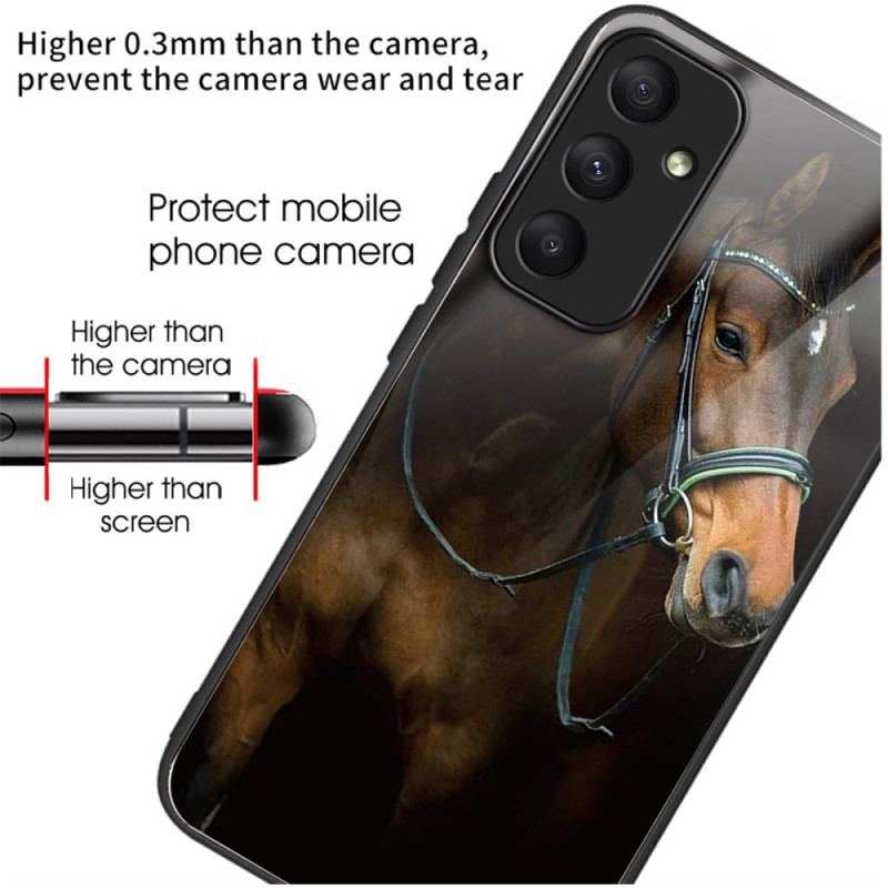 Futerały Samsung Galaxy A55 5g Etui Na Telefon Szkło Hartowane W Kształcie Konia