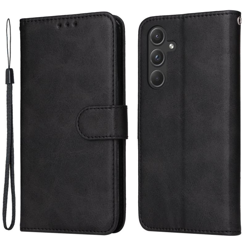 Pokrowce Samsung Galaxy A55 5g Efekt Skóry Z Paskiem