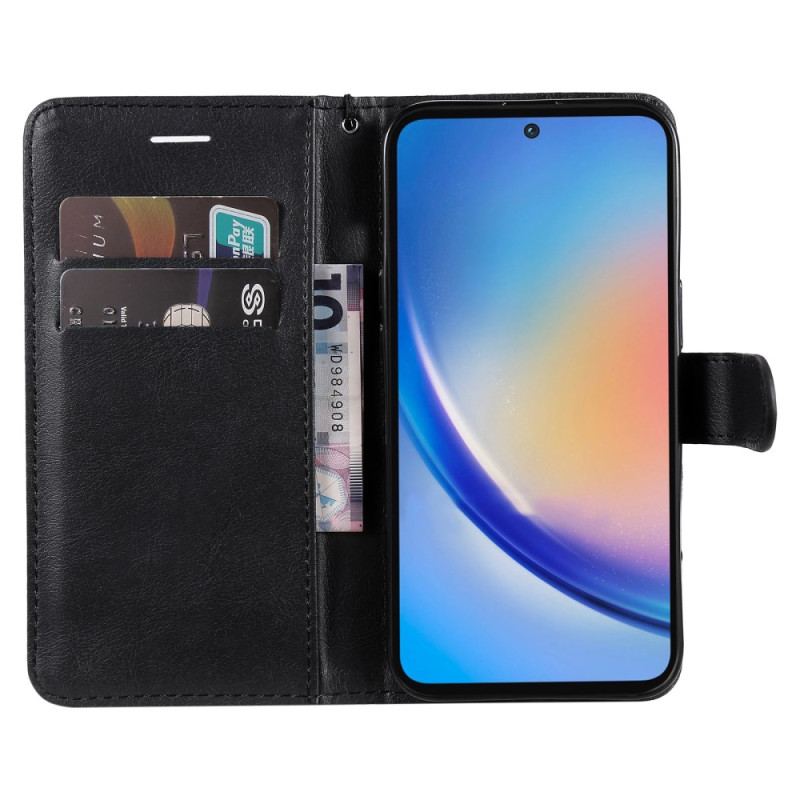 Pokrowce Samsung Galaxy A55 5g Gładki Z Paskiem