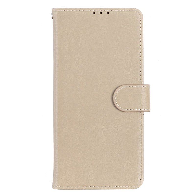 Etui Na Telefon Pokrowce do Google Pixel 7 Garbowana Sztuczna Skóra