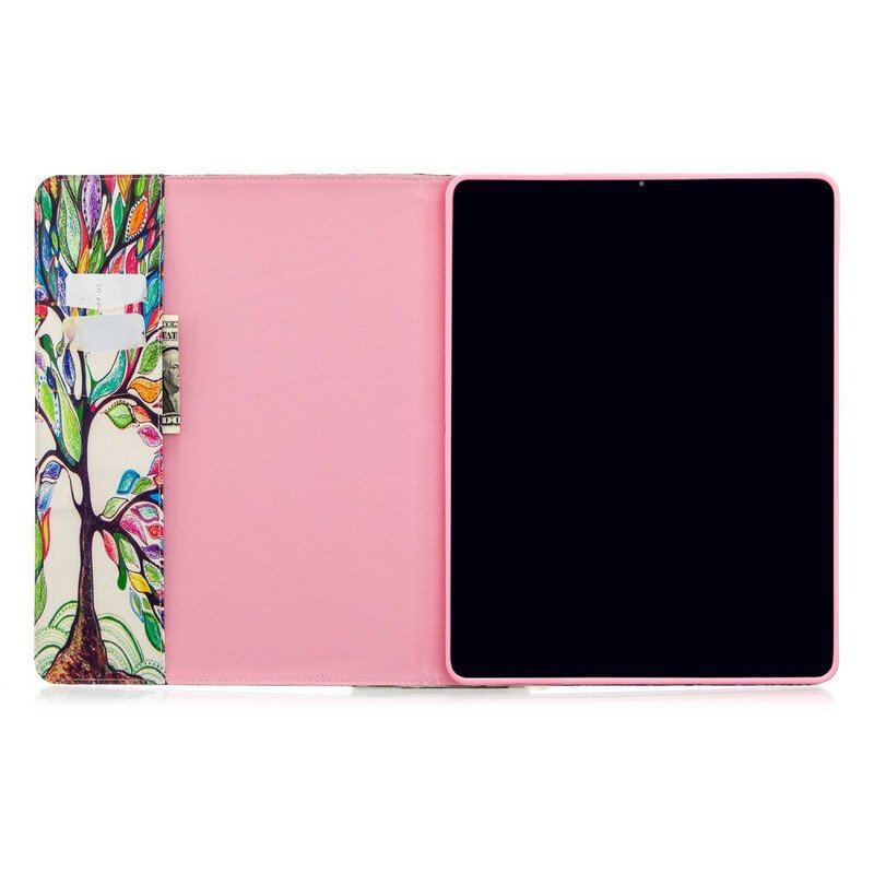 Etui Folio do iPad Pro 12.9" (2022) Wzór Nadruku Kwitnącego Drzewa