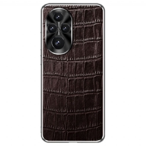 Etui Do Honor 200 Pro Tekstura Krokodyla