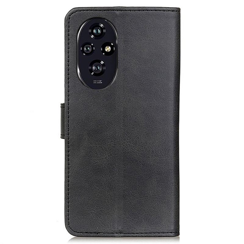 Etui Folio Honor 200 Pro Matowa Sztuczna Skóra Etui Ochronne