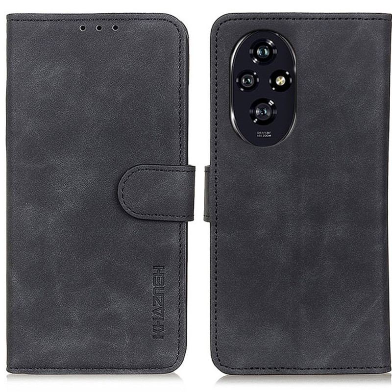 Skórzany Futerał Honor 200 Pro Etui Na Telefon Efekt Skóry W Stylu Retro Khazneh