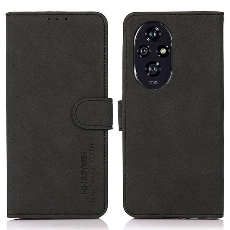 Skórzany Futerał Honor 200 Pro Etui Na Telefon Efekt Zamszu Khazneh