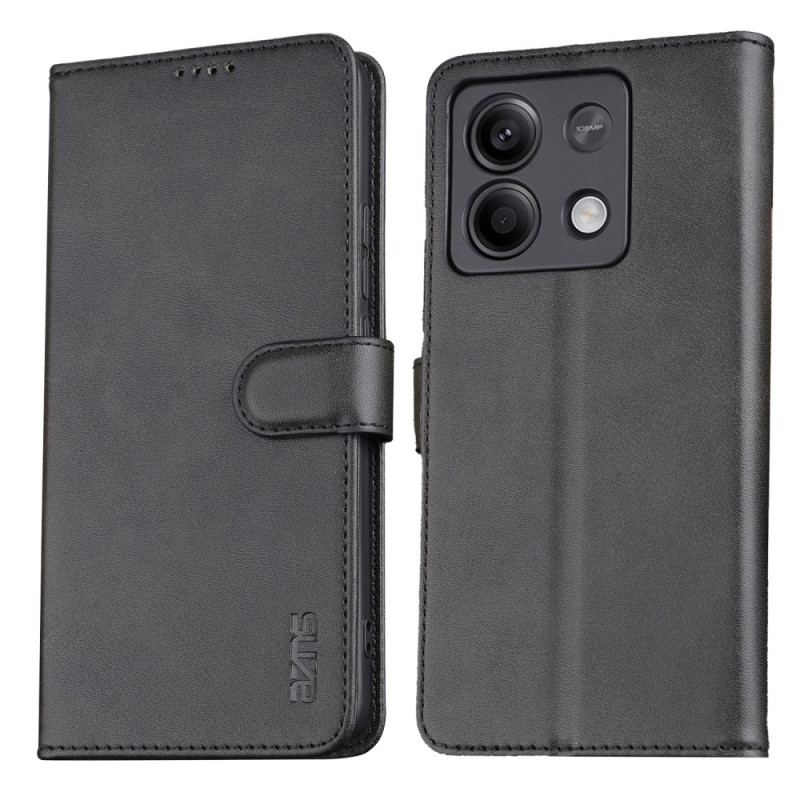 Etui Folio Do Xiaomi Redmi Note 13 5g Efekt Skóry Azns