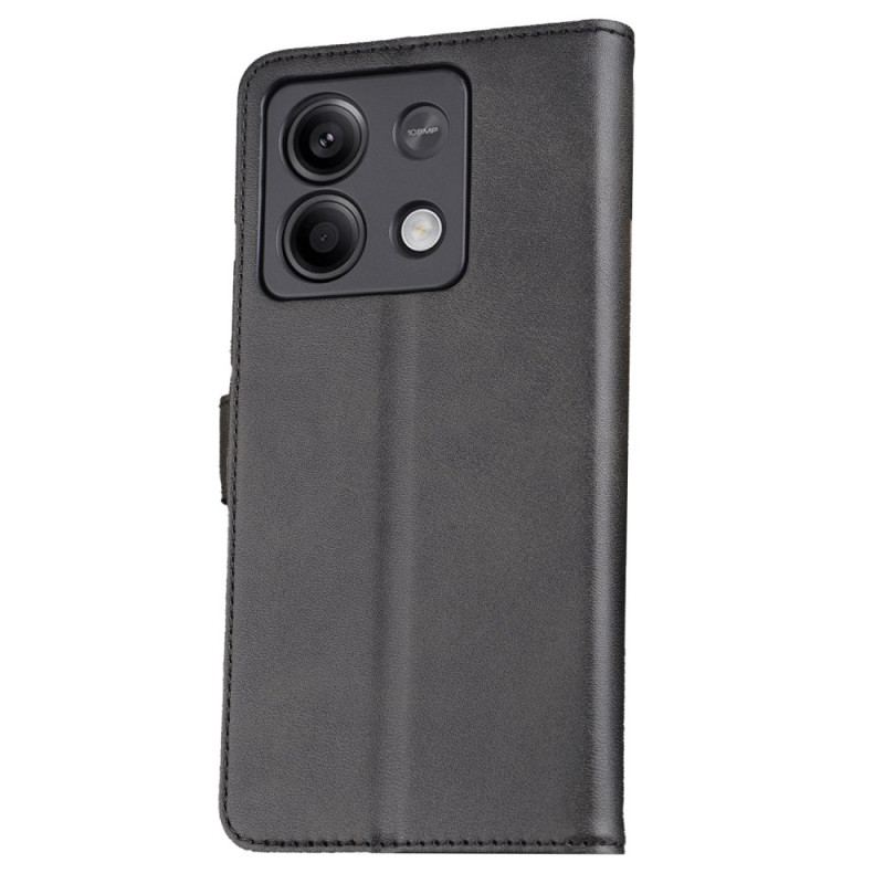 Etui Folio Do Xiaomi Redmi Note 13 5g Efekt Skóry Azns