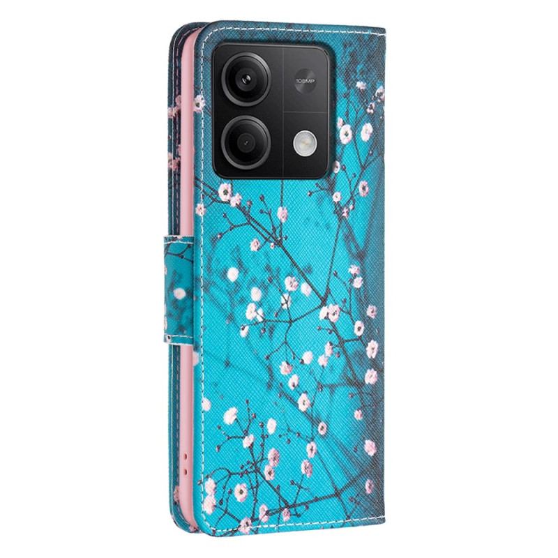 Etui Folio Do Xiaomi Redmi Note 13 5g Kwiat Śliwy