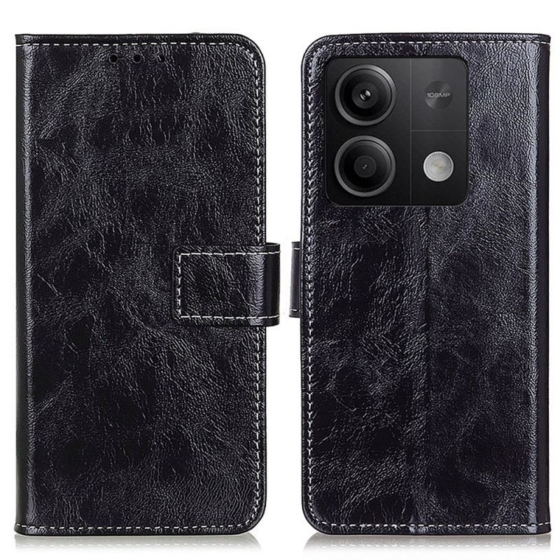 Etui Folio Do Xiaomi Redmi Note 13 5g Tekstura Lakierowana