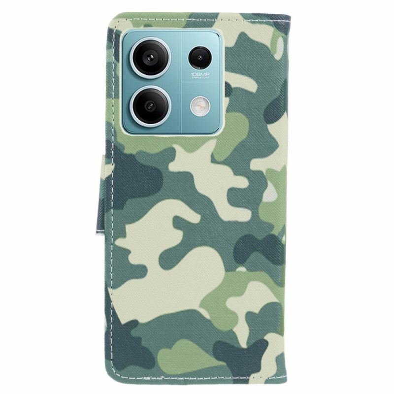 Etui Folio Xiaomi Redmi Note 13 5g Kamuflaż Etui Ochronne