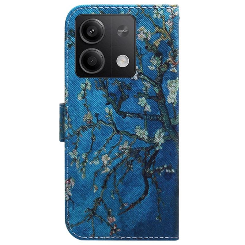 Etui Folio Xiaomi Redmi Note 13 5g Kwiaty Moreli