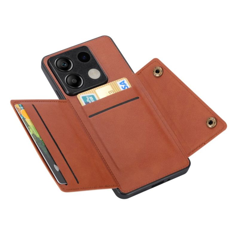 Etui Xiaomi Redmi Note 13 5g Etui Na Karty Z Efektem Skóry